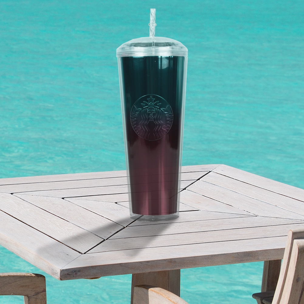 Star-bucks Kim Cương Rơm Cốc Nhựa Rực Rỡ Nước Cup Bling Matte Lạnh Cup Tumbler 710ml / 24oz Waitime