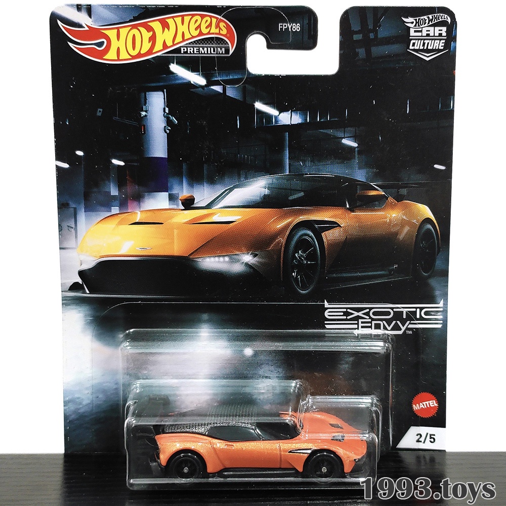 Xe mô hình 1:64 Hot Wheels Premium Car Culture 2021 - Exotic Envy - Aston Martin Vulcan GRJ77