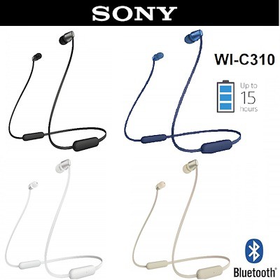 Tai nghe Bluetooth choàng cổ Sony WI-C310 chính hãng