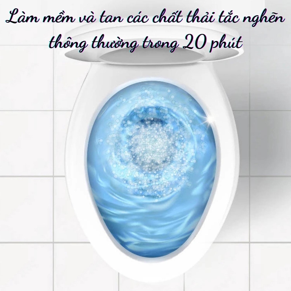 [GIÁ TỐT] Bột thông cống nhà bếp, nhà tắm xử lý nhanh tắc nghẽn dạng hạt 260g