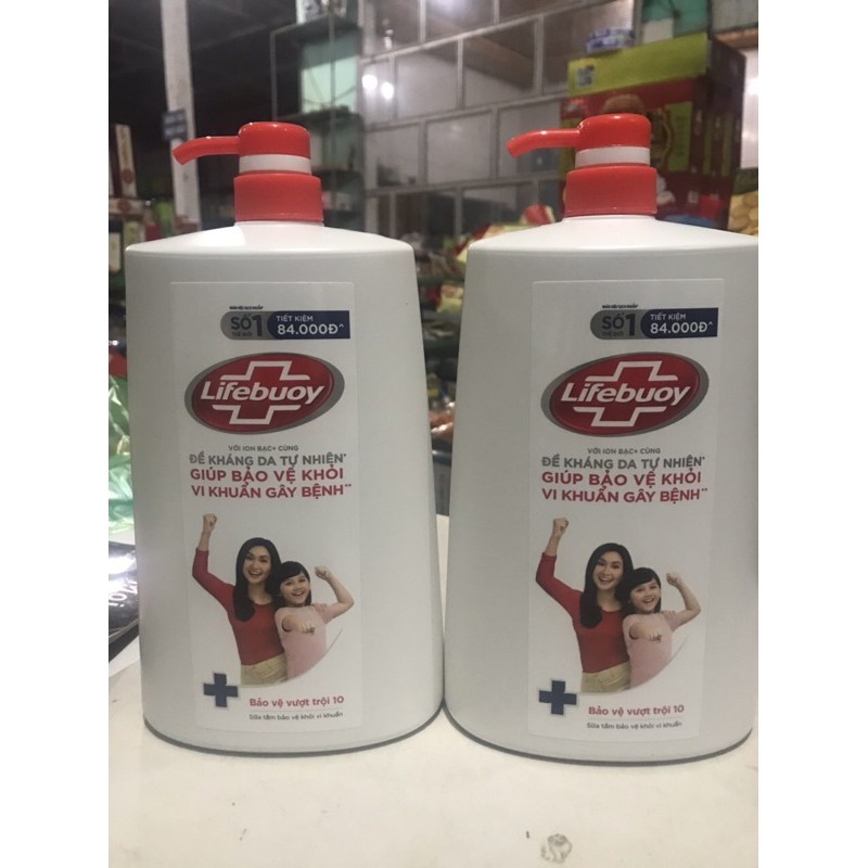 Sữa Tắm LIFEBUOY Diệt Khuẩn Chai 1,1kg