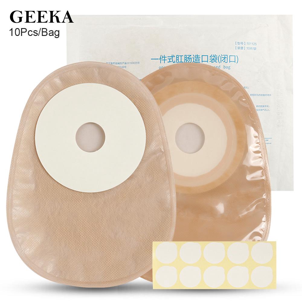 Bộ 10 túi hậu môn nhân tạo không dệt dùng 1 lần chăm sóc bao tử