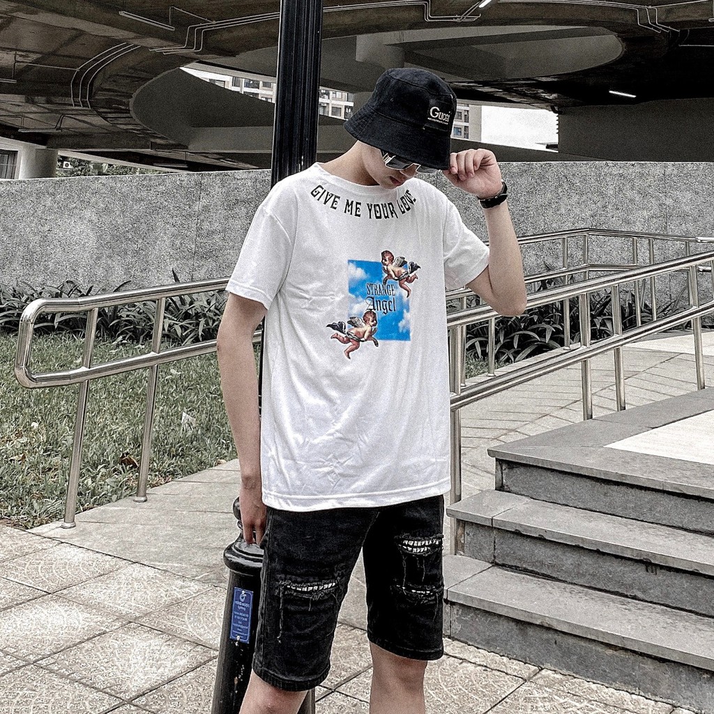 Áo thun nam nữ 👑 áo phông 👑 dáng Unisex form rộng phong cách Ulzzang - chất vải phông mềm mịn in 5D dày dặn T1 | BigBuy360 - bigbuy360.vn