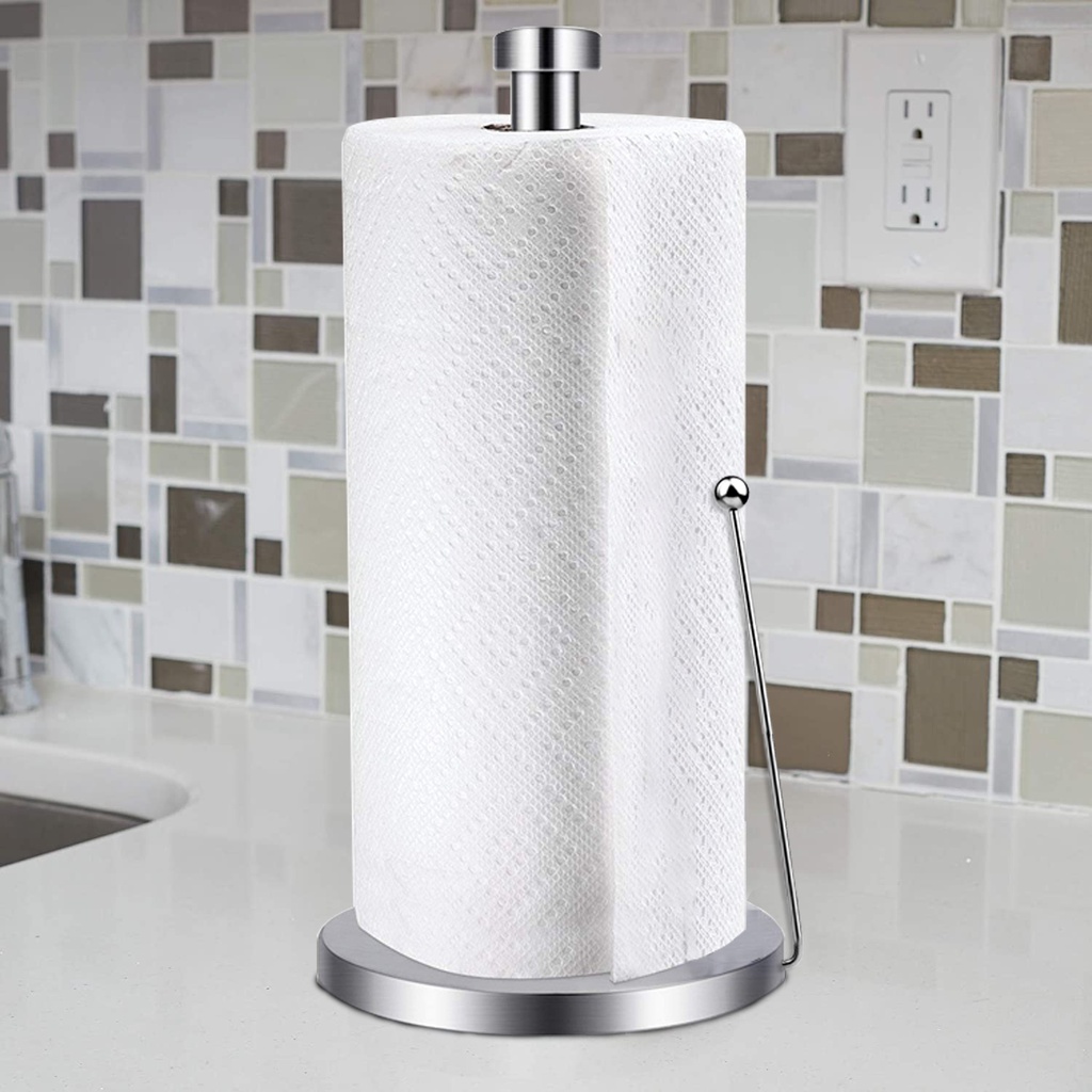 Cây giữ cuộn giấy bếp kéo giấy bằng 1 tay