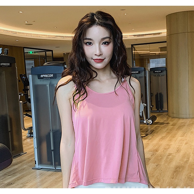 Áo tank top thể thao thiết kế hở lưng quyến rũ