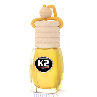 K2 Vento Lemon - nước hoa hương chanh, khử mùi ô tô, lọ treo cao cấp