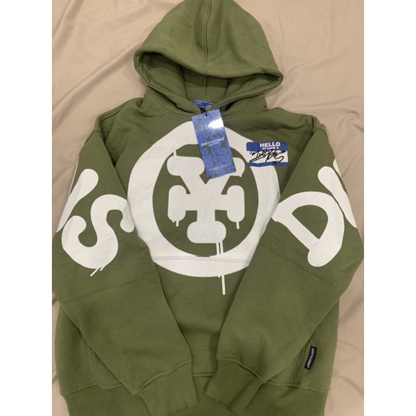 DirtyCoins On The Wall Hoodie – Red/ White