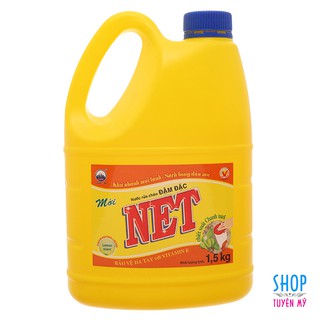 Nước rửa chén NET - NRC hương chanh - bình 1.5kg