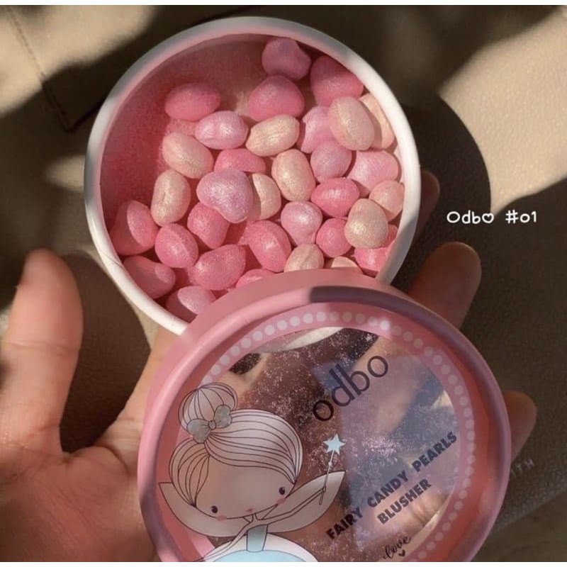 Phấn Má Hồng Dạng Viên ODBO Fairy Candy Pearls Blusher LOVE 20g