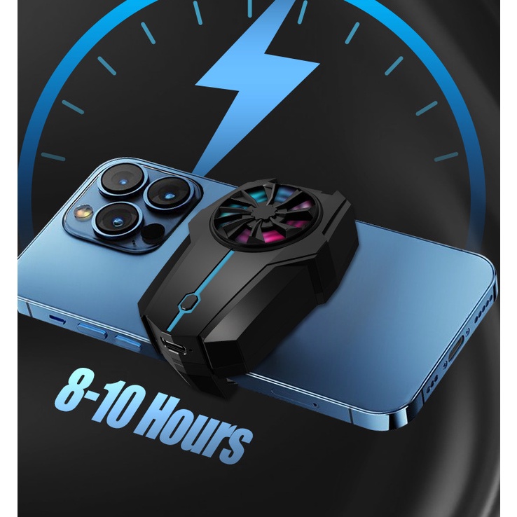 Bộ tản nhiệt điện thoại di động làm mát cực nhanh F15 Đèn LED RGB