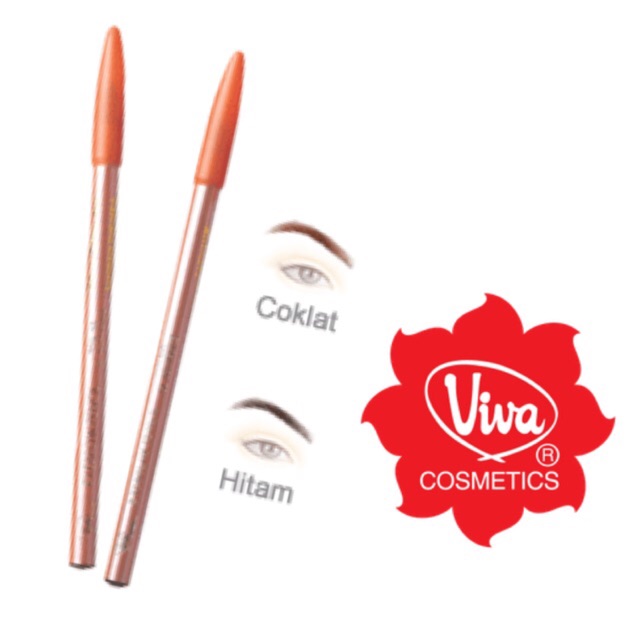 (hàng Mới Về) Bút Chì Kẻ Lông Mày Viva Chính Hãng
