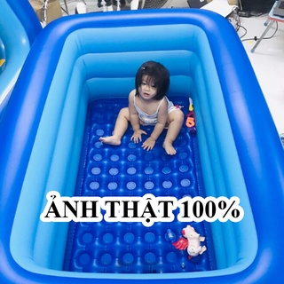 Bể Bơi Phao Khổng Lồ, Bể Bơi Phao Cỡ Lớn Cao Cấp, Bể Bơi Phao Trong Nhà Hình Chữ Nhật Đủ Kích Thước Loại Cực Dày