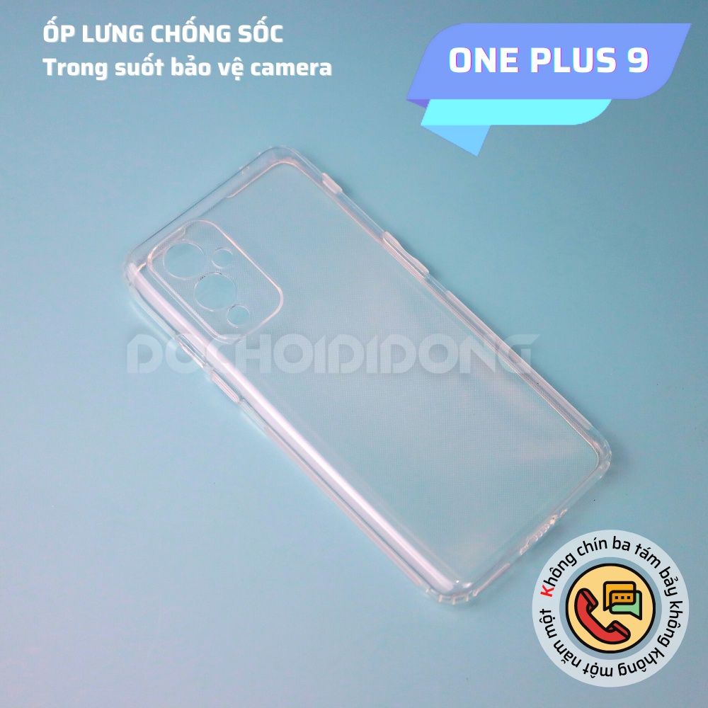 Ốp Lưng Dẻo Trong Suốt Cho ONE PLUS 9 Chống Sốc Bảo Vệ Camera