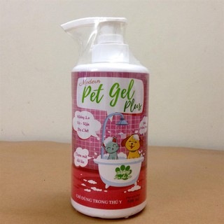 Sữa tắm Pet Gel Plus trị ve, rận, bọ chét cho chó mèo - Dưỡng lông mềm mượt, khử mùi, lưu hương lâu