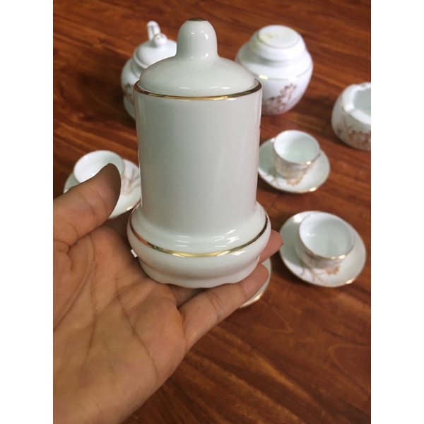 Bộ ấm trà bát tràng  Bộ ấm trà cao cấp bát tràng