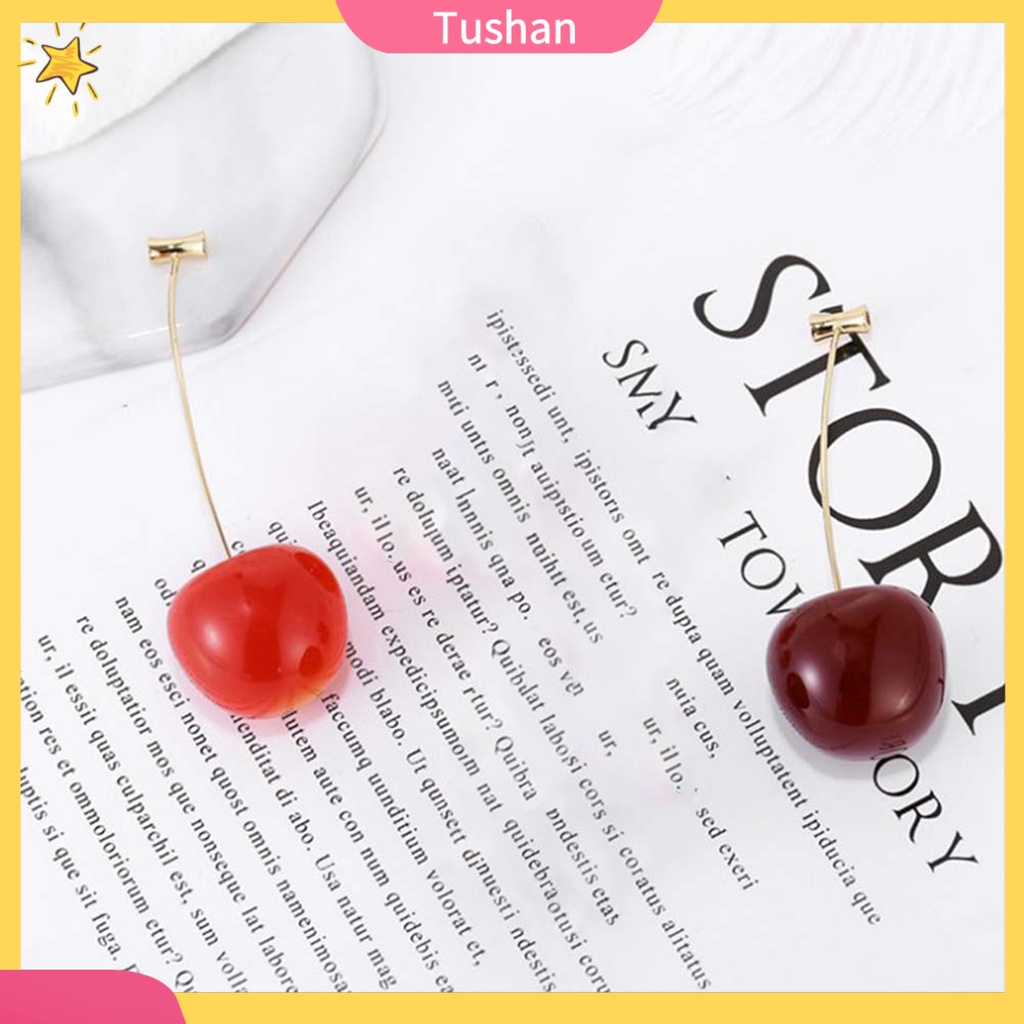 Hoa tai hình trái Cherry xinh xắn dành cho nữ