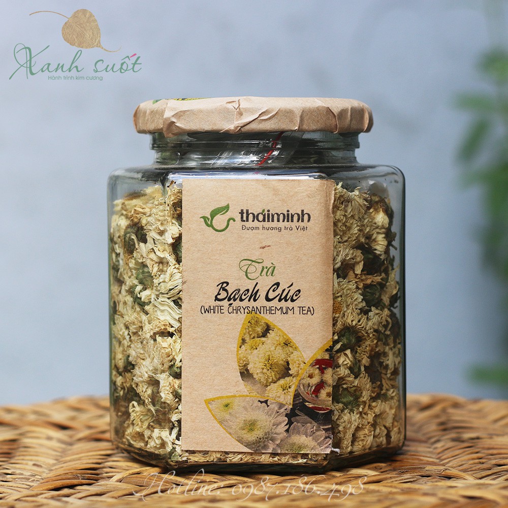 [Thái Minh] Trà Hoa Bạch Cúc Sấy Lạnh- White Chrysanthemum Tea- Giúp Thư Giãn, Thanh Nhiệt, Chống Lão Hóa [Xanh Suốt] | BigBuy360 - bigbuy360.vn