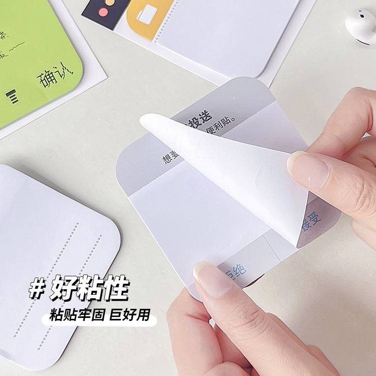 Giấy Ghi Chú Tự Dính Họa Tiết Vui Nhộn Sáng Tạo