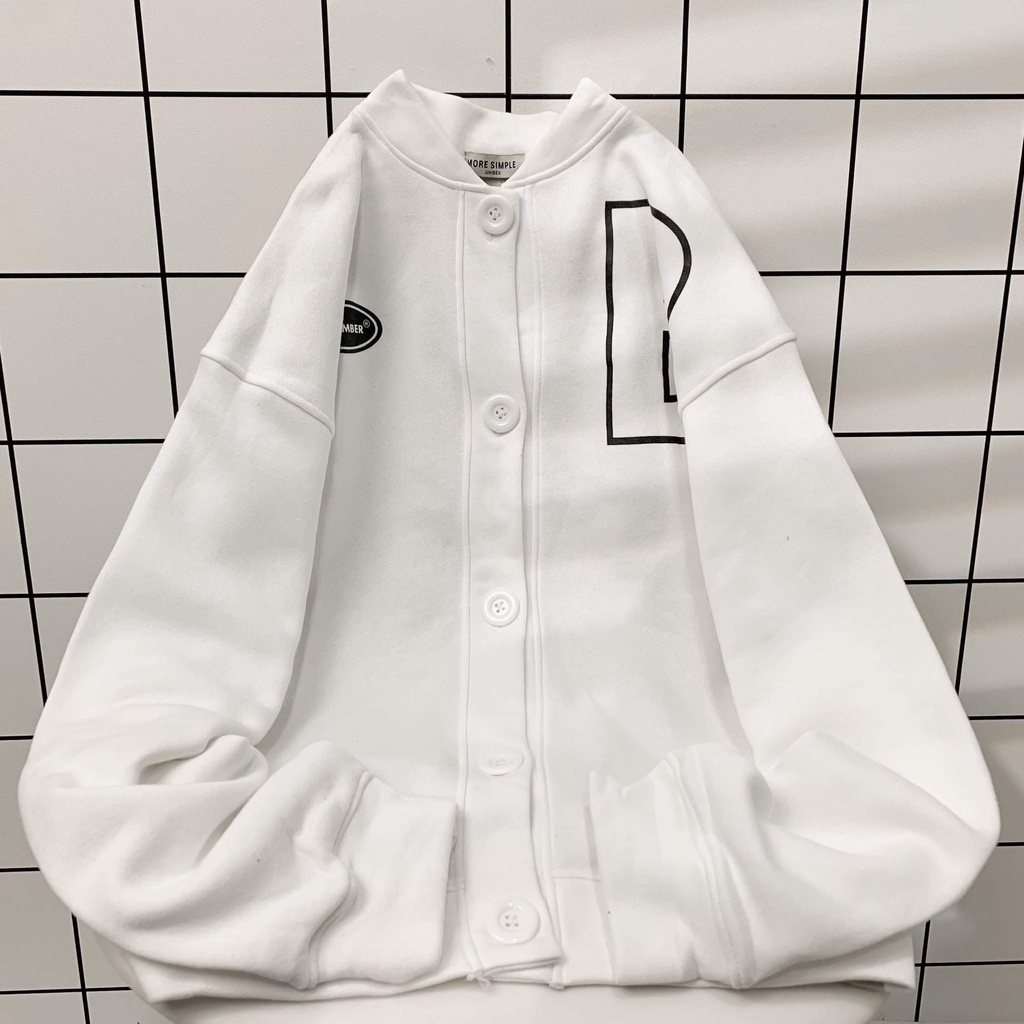 Áo Khoác Nỉ Bông Cardigan BOOMBER Phản Quang Unisex (5 Màu)