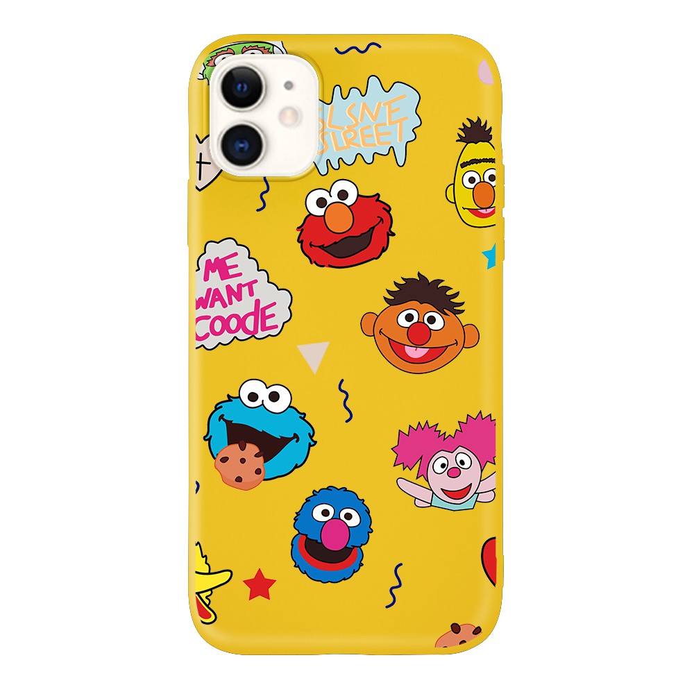 Ốp điện thoại in hình Sesame ngộ nghĩnh cho iPhone 6 6Plus 6S 6splus 7 7Plus 8 8Plus X XS XR XSMAX 11 11PRO 11promax SE(2020) COVER | BigBuy360 - bigbuy360.vn