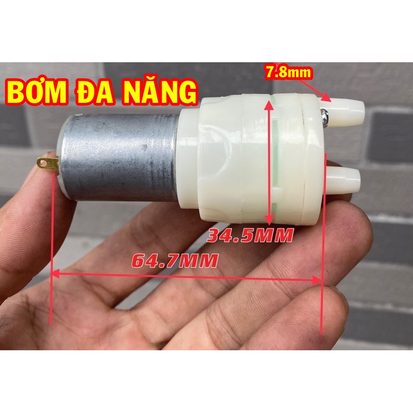 Bơm nước 5-12V đa năng bơm nước, bơm khí, hút chân không...