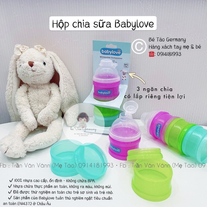 Hộp chia sữa BABYLOVE Đức