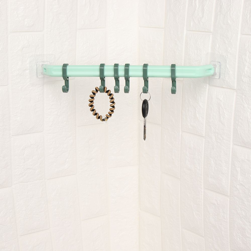 Giá Treo Đồ Dùng Một Tầng Không Cần Đục Lỗ Tiện Dụng Cho Nhà Bếp/ Nhà Tắm