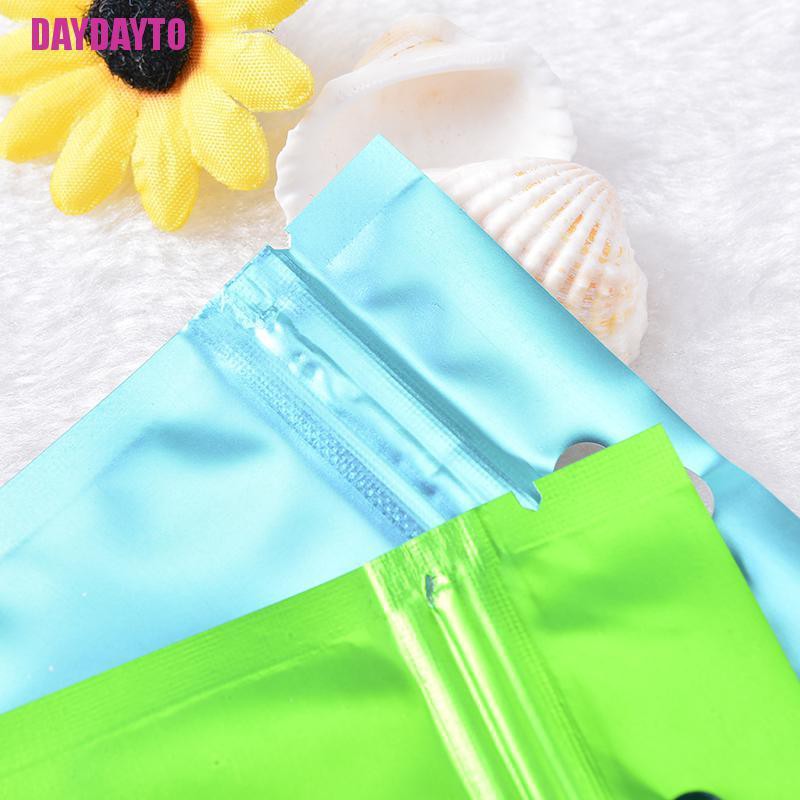 [DAYDAYTO] Set 10 Túi Giấy Nhôm Phẳng Đựng Hoa Tulip Tự Dính