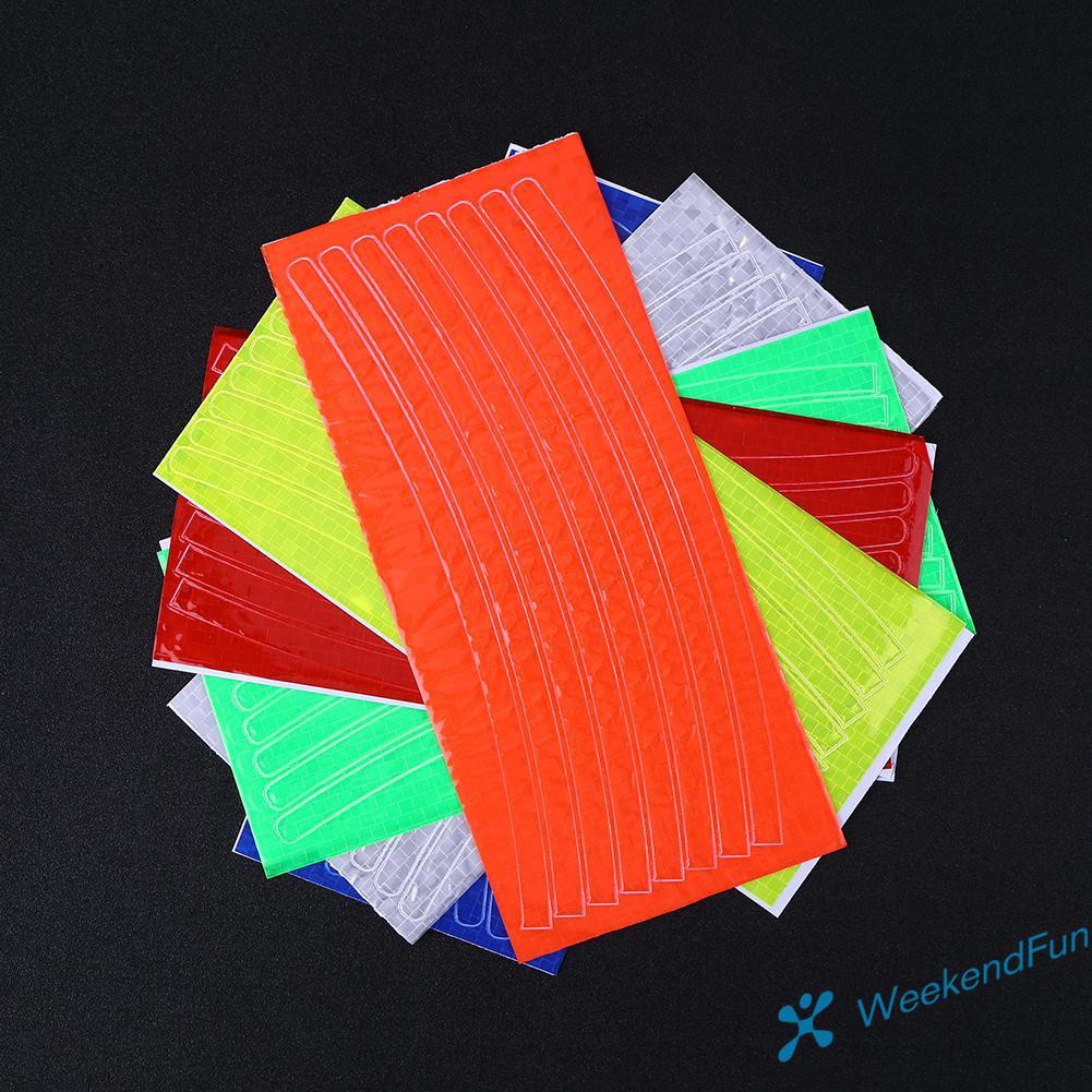 Miếng dán phản quang trang trí bánh xe đạp / xe máy