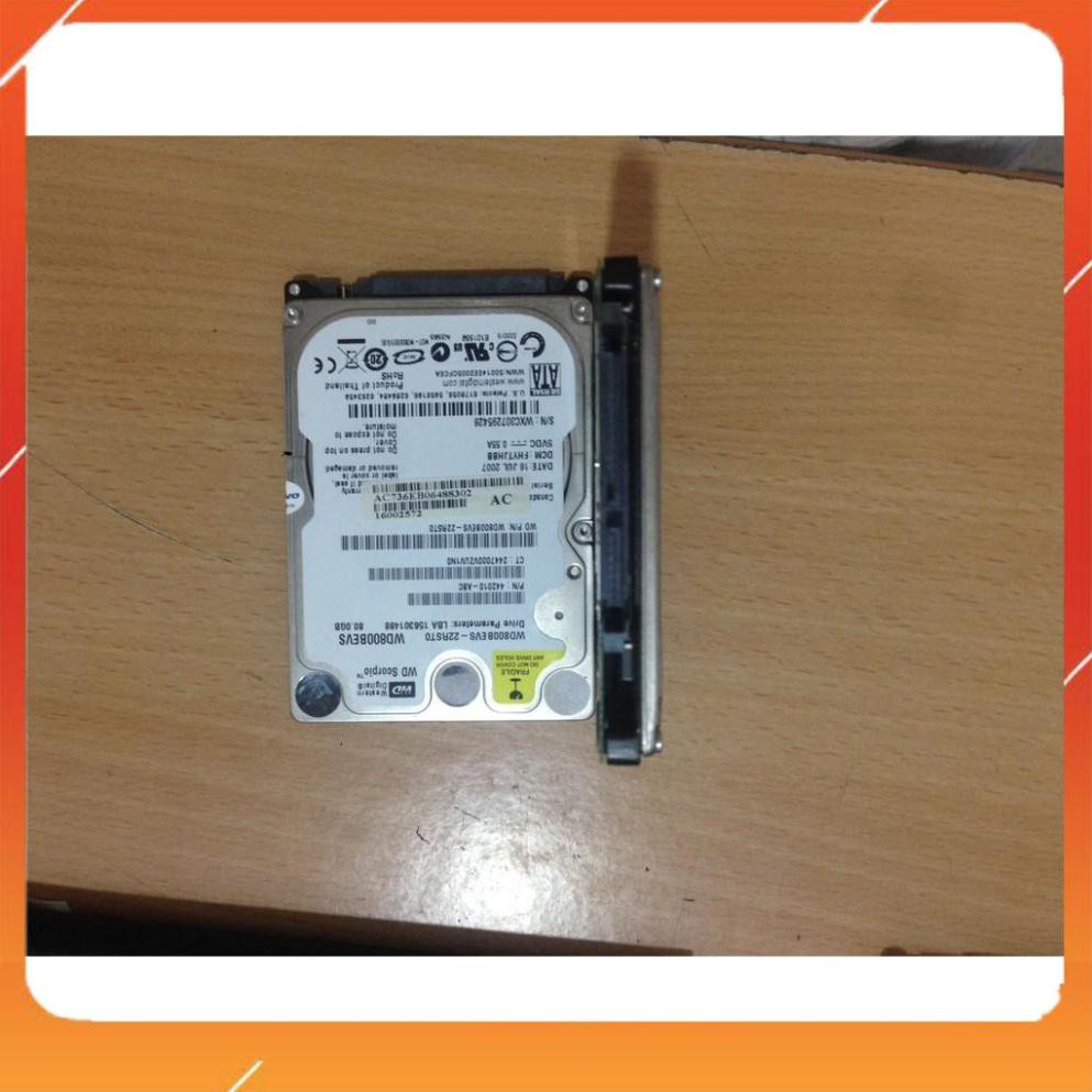 Ổ cứng Hdd laptop 80gb tốc độ 5400prm sata 2.5 ich cũ giá rẻ