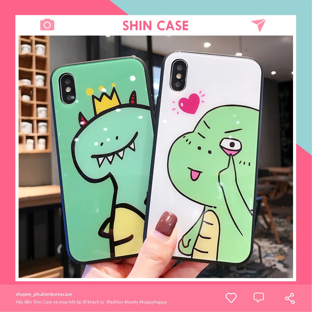 Ốp lưng iphone kính Dragon Cute 5/5s/6/6plus/6s/6s plus/6/7/7plus/8/8plus/x/xs/xs max/11/11 pro/11 promax  k152