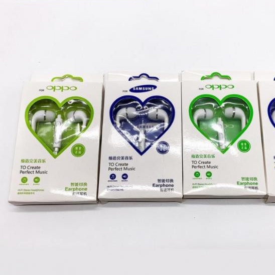 Tai Nghe Có Dây Oppo Hình Trái Tim Jack 3.5mm