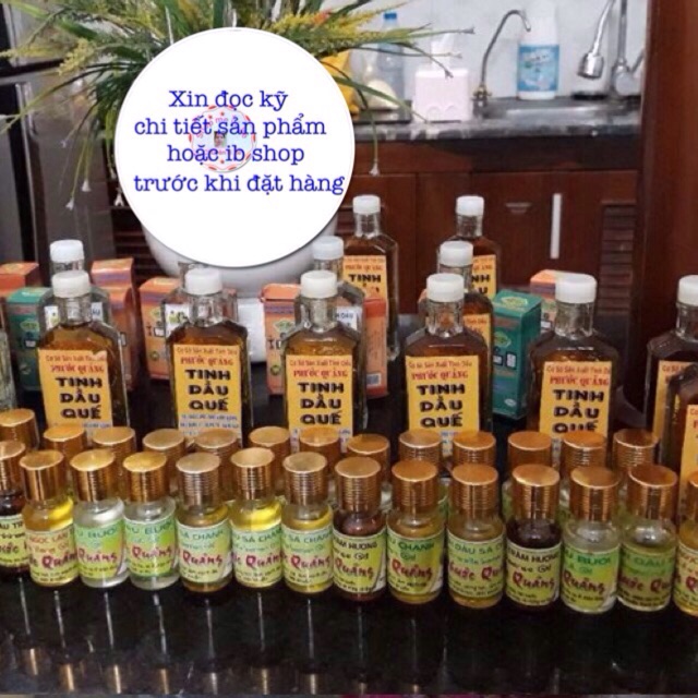Tinh dầu các loại 