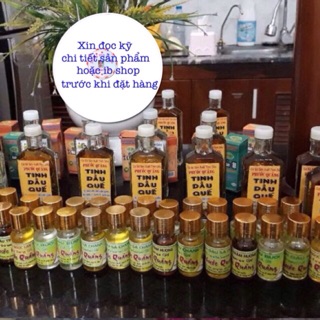 Tinh dầu các loại