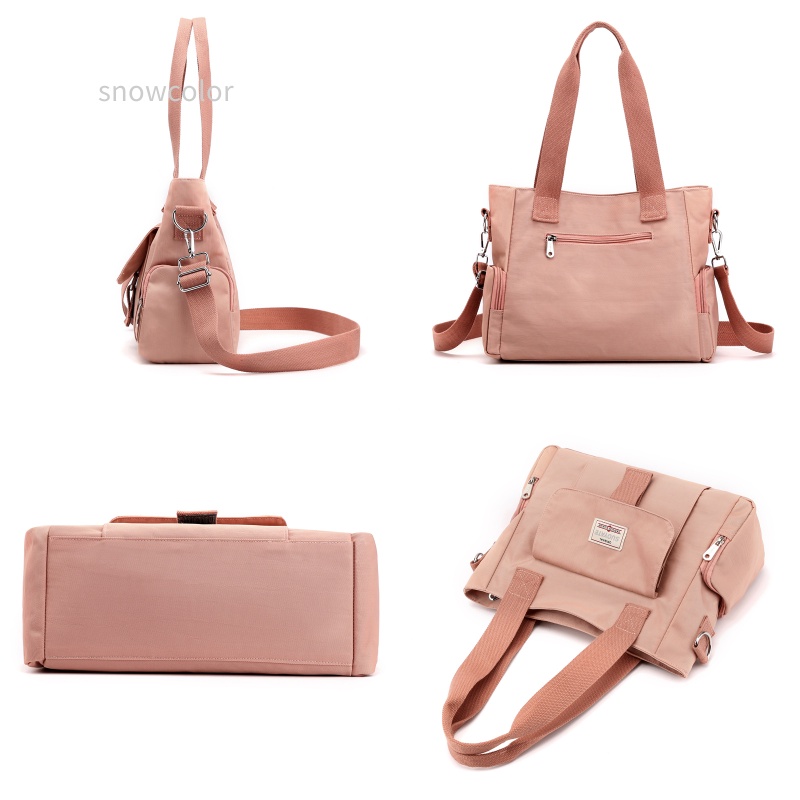 Beg Besar Túi Xách Tote Đeo Vai Bằng Vải Canvas Phong Cách Hàn Quốc Beg Silang Perempuan Beg Tangan Wanita Murah Cantik Cho Nữ