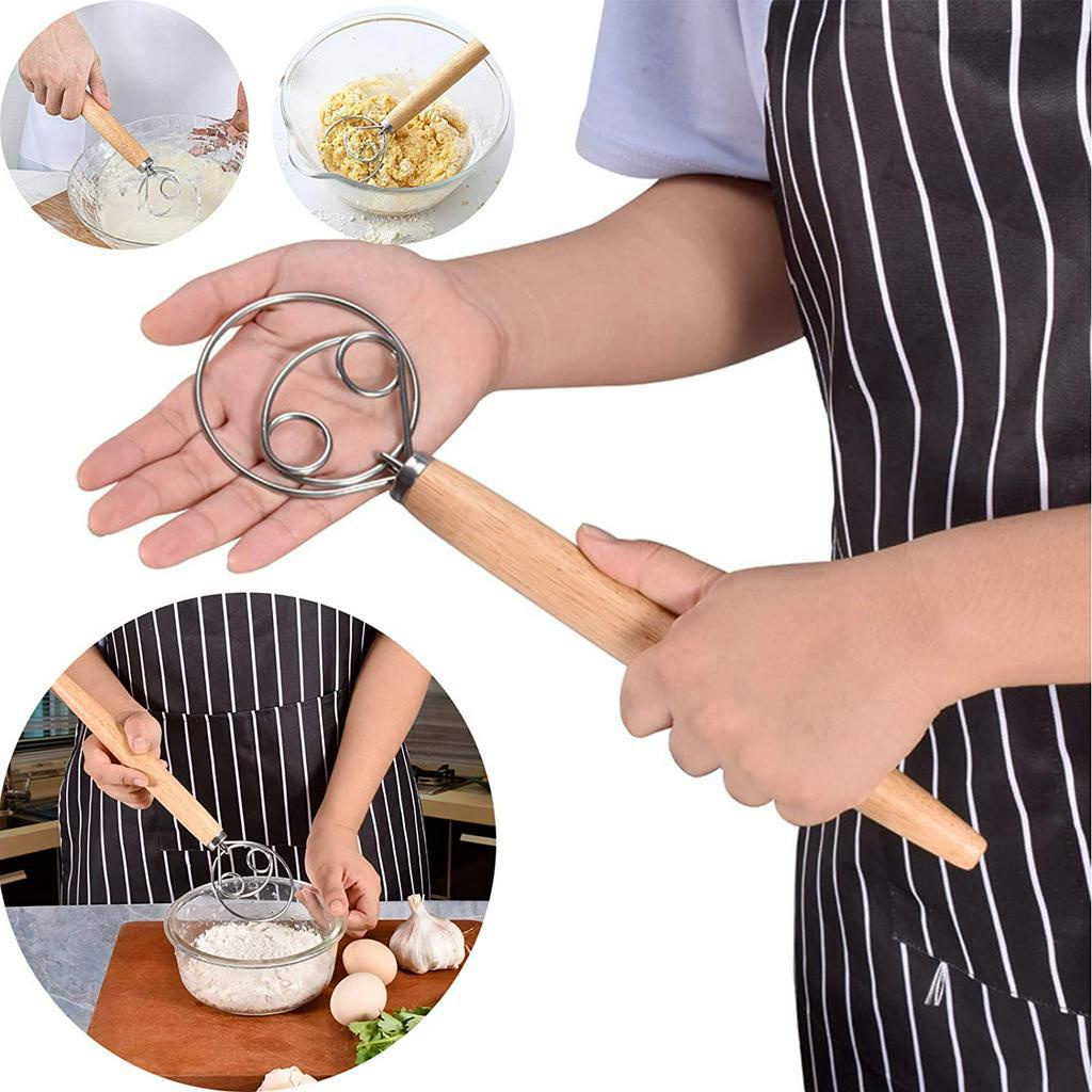 Que Trộn Bột Đánh Trứng Anaeat Thiết Kế Hai Mắt Tiện Dụng Làm Bánh Mì