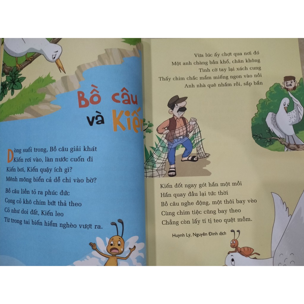 Sách - Truyện tranh ngụ ngôn la fontaine