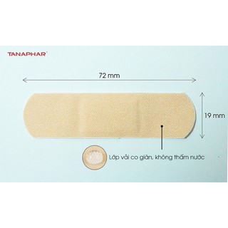 Băng dính cá nhân y tế UGOTANA (Kt: 19mm x 72mm)