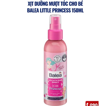 Xịt dưỡng tóc Balea công chúa cho bé, 150ml