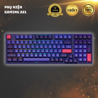 Bàn phím cơ máy tính không dây - akko 3098n multi-modes neon