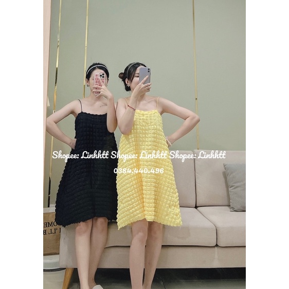 VÁY 2 DÂY XỐP BABYDOLL ULZZANG