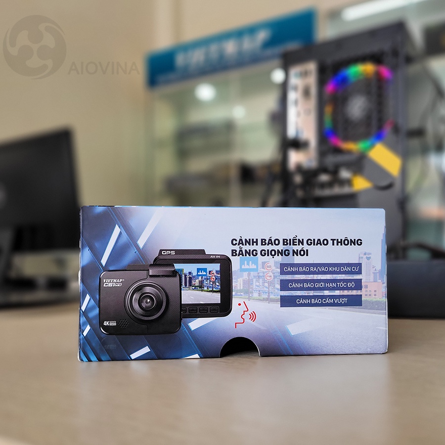 VIETMAP C61 PRO - Camera hành trình 4K Cảnh Báo Giao Thông Giọng Nói - Nâng cấp âm thanh - HÀNG CHÍNH HÃNG