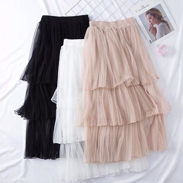Chân váy tầng công chúa