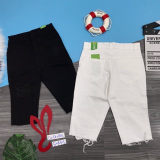 Quần ngố jeans rách