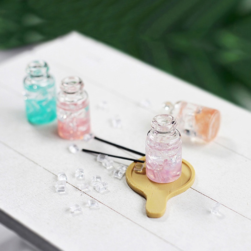 Mô Hình Ly Bánh Kem Bằng Kính Thật Cho Nhà Búp Bê Tỷ Lệ 1 / 12