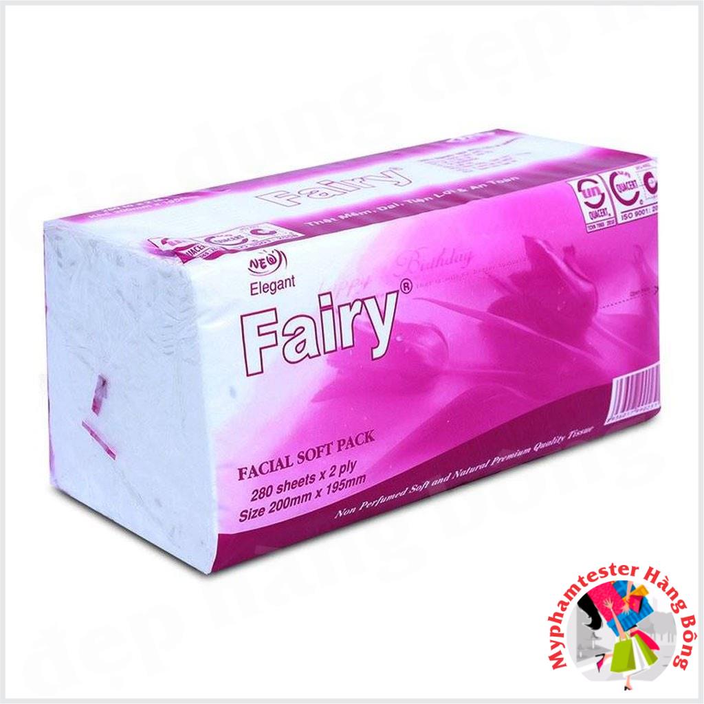 [5⭐] Khăn Giấy Ăn Fairy Rút Gói 280 Tờ
