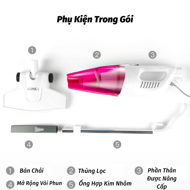 Máy Hút Bụi Cầm Tay Không Dây Máy Hút Bụi Giường Nệm Nhà Cửa Bàn Ghế Ô Tô Gia Dụng Thông Minh ASAKI
