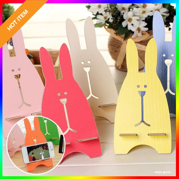 Giá Đỡ Điện Thoại Hình Chú Thỏ Đáng Yêu
