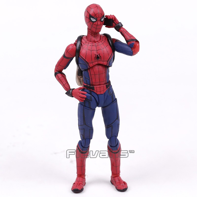 MÔ HÌNH NHÂN VẬT FIGURE SHF SPIDER MAN STARK SUIT BL