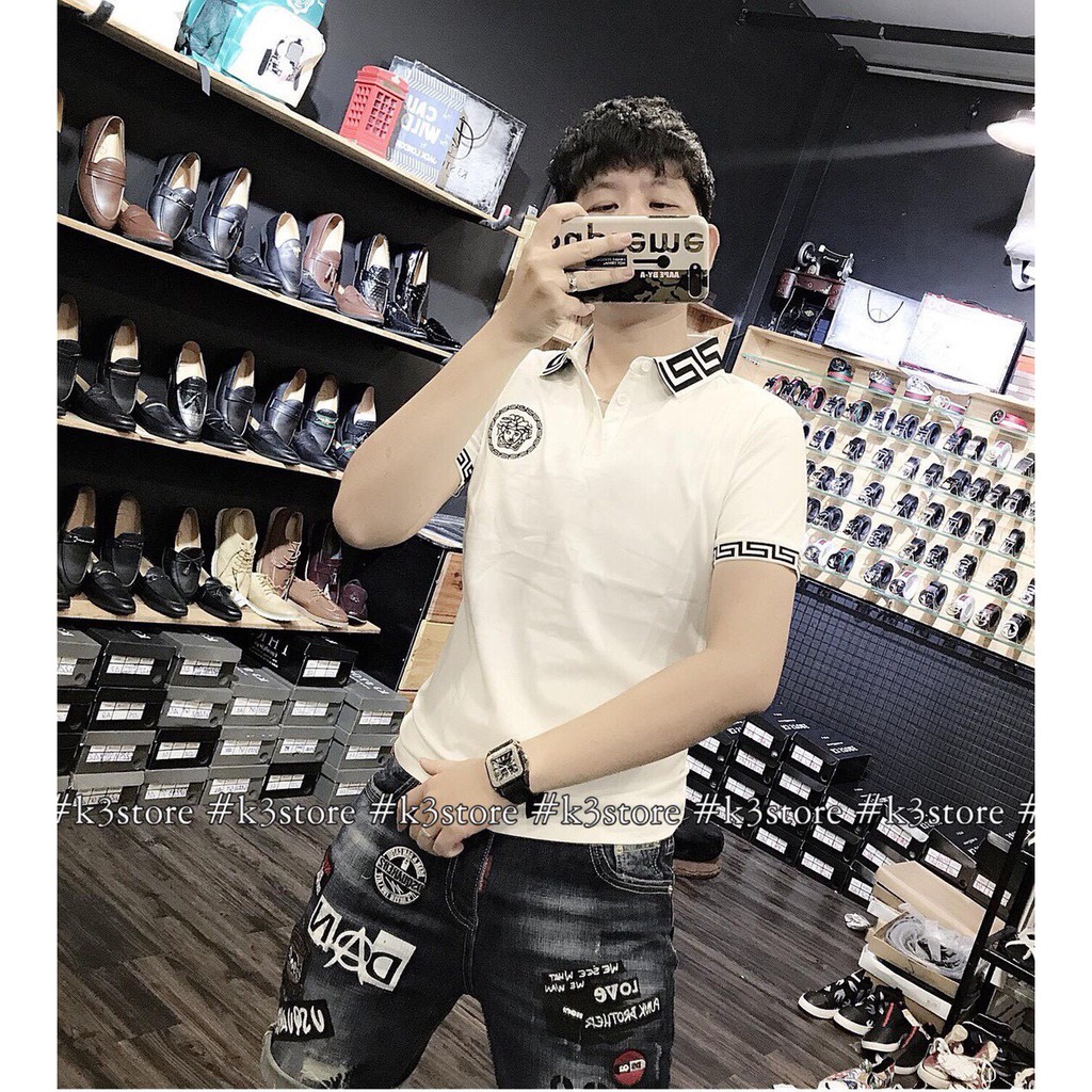 ÁO THUN NAM NGẮN TAY CÓ CỔ  MẪU MỚI MS781